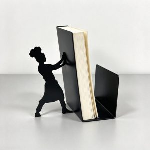 metal bookend woman 1000
